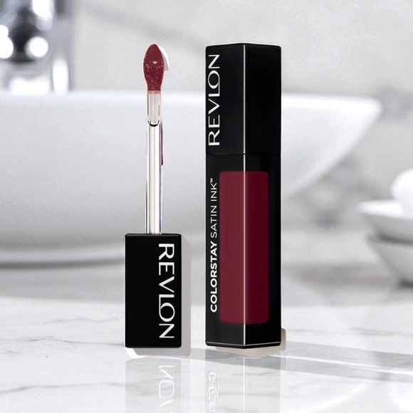 Revlon ColorStay Satin Ink Long Lasting Lipstick- 021 Partner In Wine - Picture 1 of 9